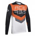 Maglia Mx Track Acerbis Nero/arancio