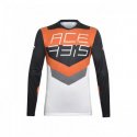 Mx Track Acerbis Jersey Noir/orange