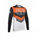 Mx Track Acerbis Jersey Negro/naranja