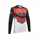 Maglia Mx Track Acerbis Nero/rosso