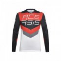 Mx Track Acerbis Jersey Negro/rojo