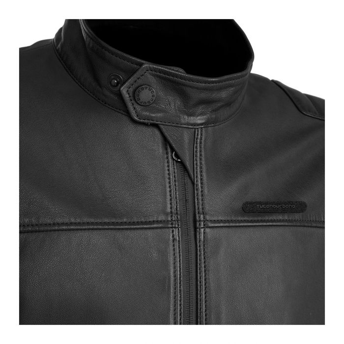 Giacca In Vera Pelle Di Capra Ce Tucano Urbano 8189mf079 Pel 2g Nero