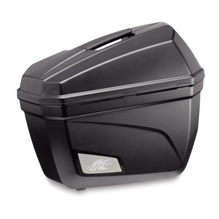 Coppia Valigie Laterali Nere Kappa K22n Nero