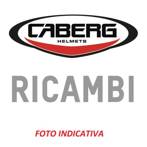 Frontino Nero Opaco/bianco/giallo Fluo Marathon Per Casco Tourmax Caberg