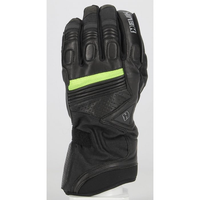 hehgw206.n-hd-0000.jpg| GUANTO INVERNALE PELLE E TESSUTO HEVIK STOCCOLMA NERO