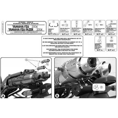 GI351KIT.jpg| KIT ATTACCHI PL351 SENZA MONORACK 351KIT