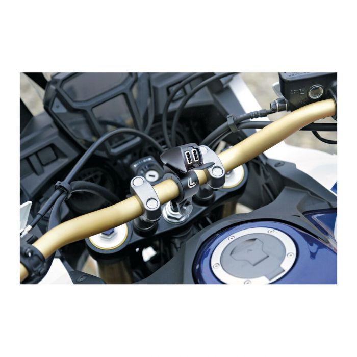 Usb-fix Trek, Doppio Caricatore Usb Resistente All’acqua, Lampa 38828