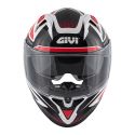 Casco Givi Integrale 50.6f Stoccarda Bianco Rosso Nero
