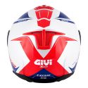 Casco Givi Jet Hx22f Planet Hyper Bianco Blu Ros
