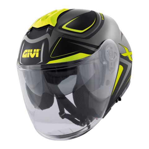 Givi Jet Hx22f Planet Helm Titan/schwarz