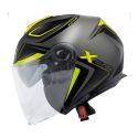 Casco Givi Jet Hx22f Planet Hyper Titanio Giallo