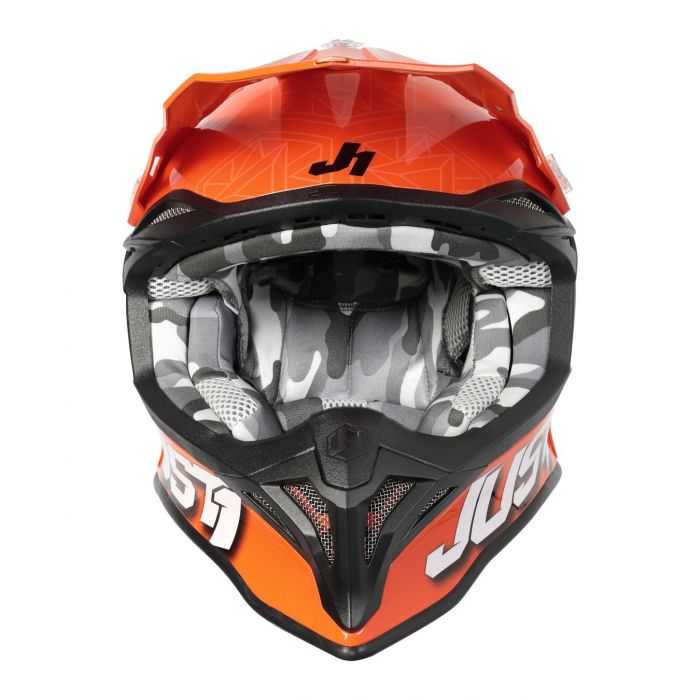 Casco Off-road / Cross Just1 J39 Kinetic Camo Grey Re