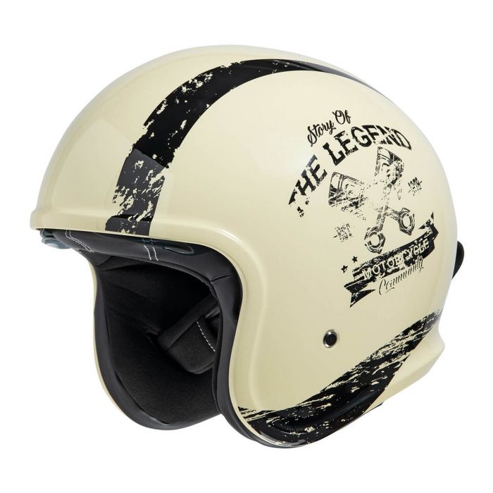 Casco Jet Ixs 880 2.0 Bianco Opaco Nero