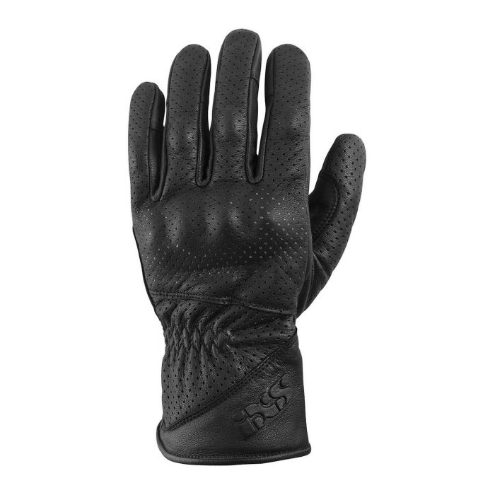 Guanto Traforato Pelle Ixs Belfast Donna Nero