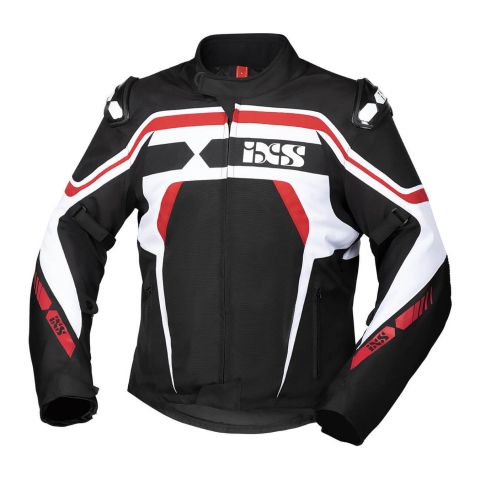 Giacca Ixs Sport Rs-700 St Nero Bianco Rosso