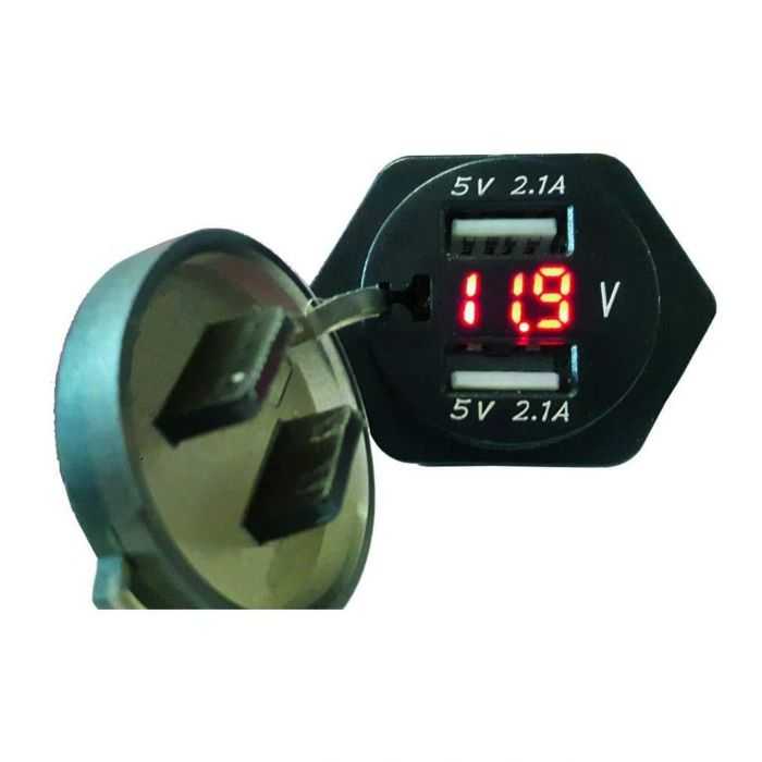 Caricabatteria Bc Usb Doppio Corto Per Prese Accensigari Su Moto Bmw