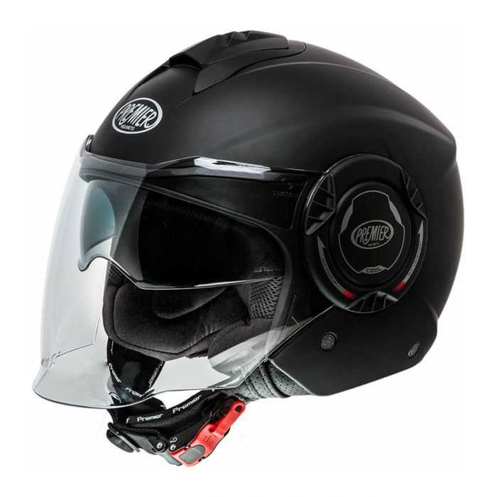 Casco Jet Premier Cool Black Matt