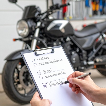 I controlli essenziali prima di partire in moto per le vacanze